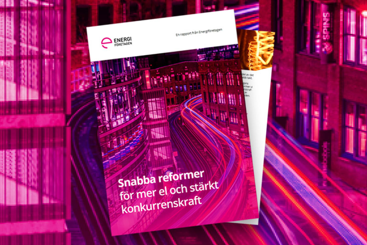 Rapport snabba reformer för mer el